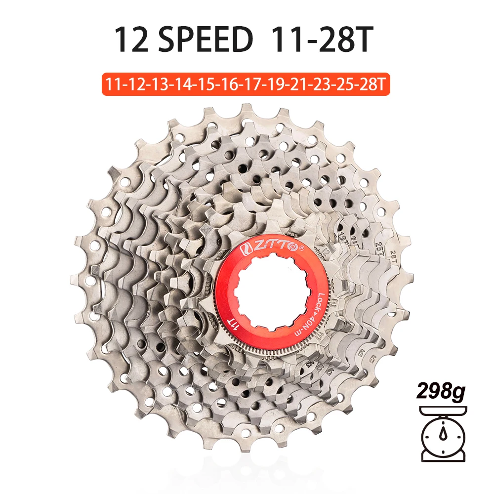 【新品】超軽量 133g ZTTO HG 12速 11-28T スプロケット ZTTO 12 スピードロードバイク超軽量カセット 12 s 11-28T 12 s 32T