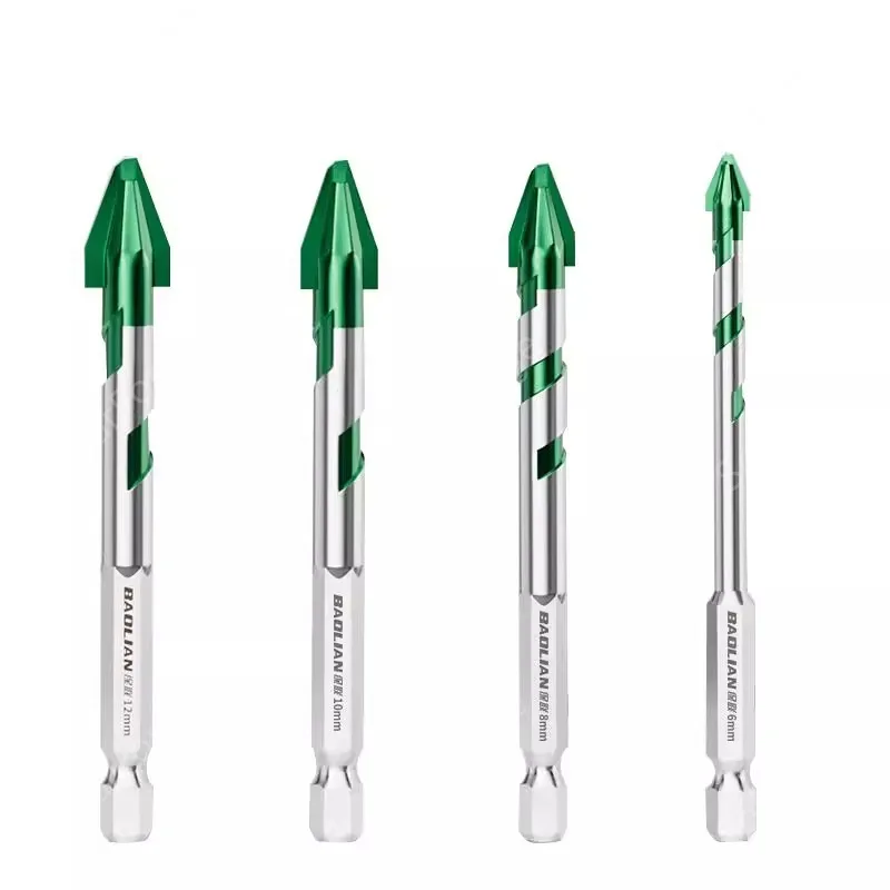 Picture 7: BaoLian Eccentric Twist Drill Bit High-Strength Drill Bits Sets 6mm/8mm/10mm/12mm Metal Twist Drill Bits for Glass/Tile/Wood