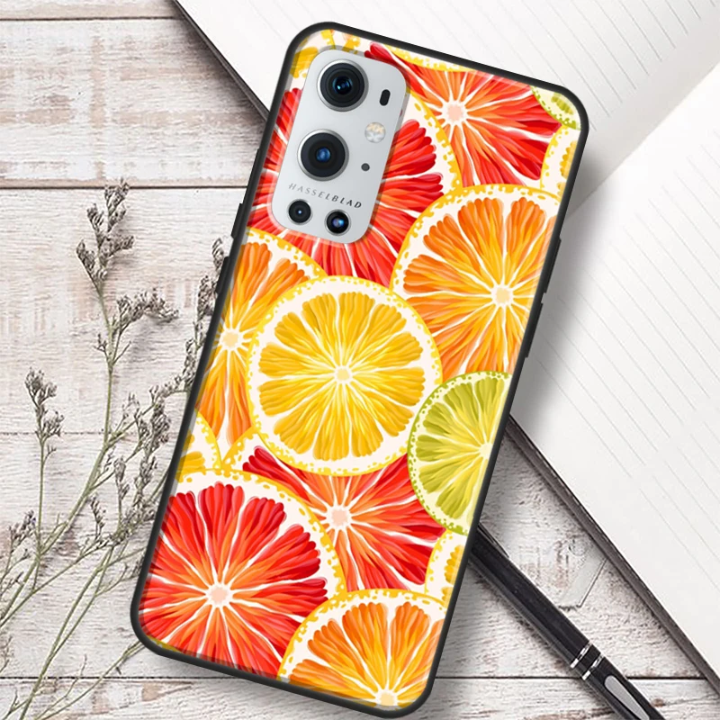 Summer Fruit Orange For Realme 10 11 Pro Plus GT Neo 5 2T C55 C35 C33 C31 C30 C21Y OnePlus Nord 3 CE 2 Lite Case