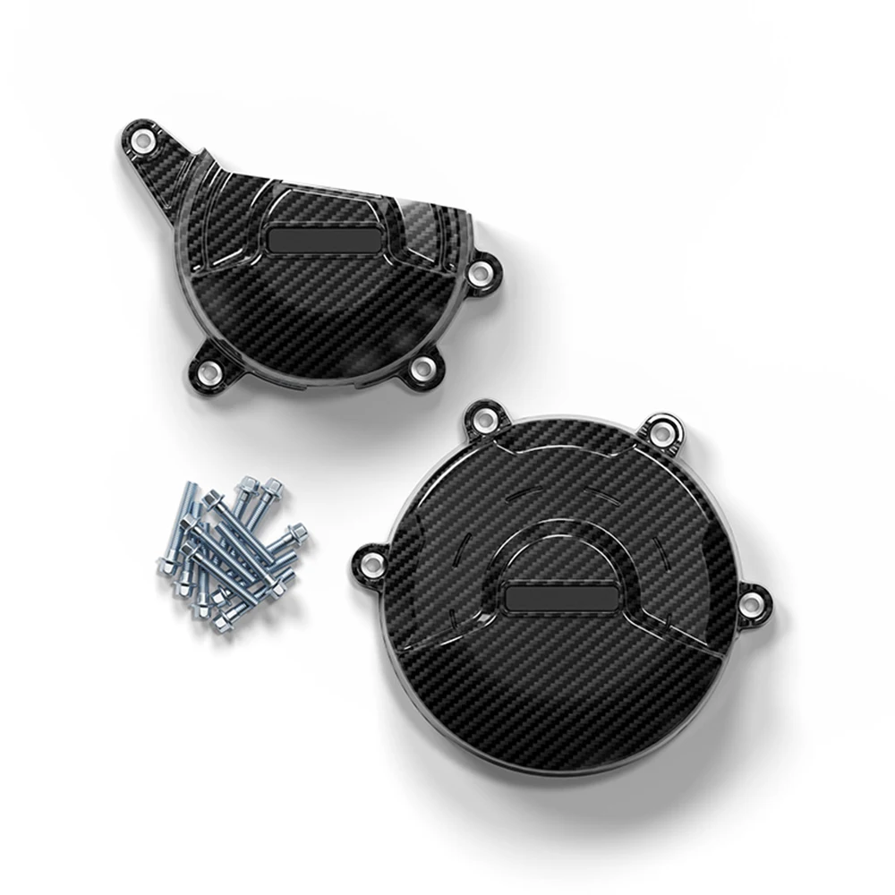 Engine Clutch Cover Alternator Cover Accessories moto For Panigale V4 & V4 S 2018 2019 2020 2021 2022 2023 2024 Engine Cover Set
