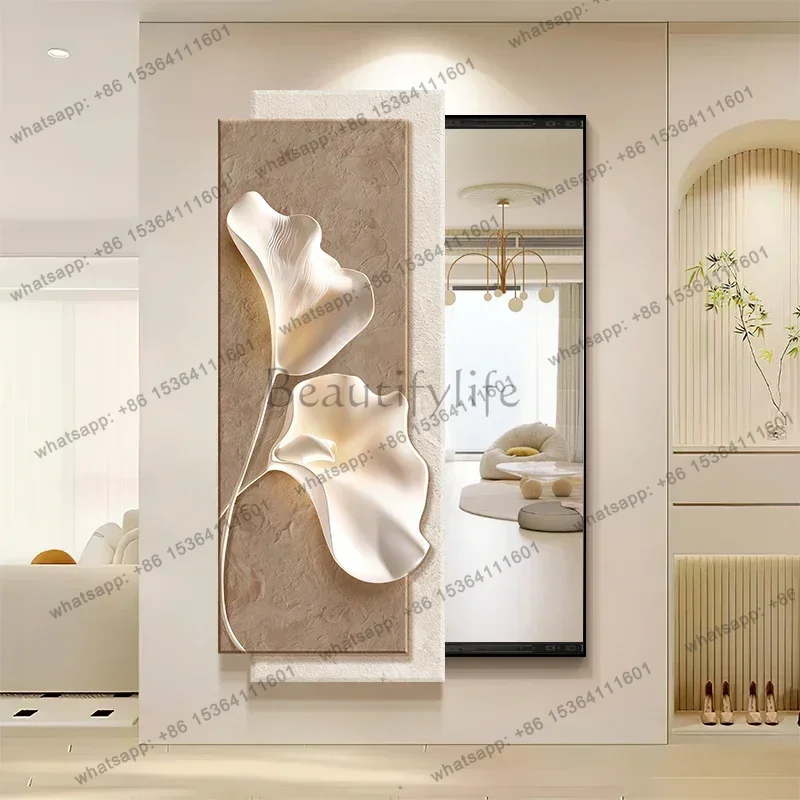 Room Decoration Poster Wall Art Home Decoration Room Decor Marvel Cream Wind Can Be Pushed And Pulled Hidden Decorative Painting