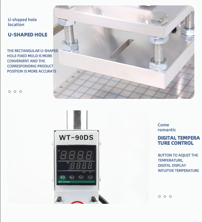 Manual Digital Stamping Machine,PVC Card Book Roll Paper Pneumatic Leather Stamping Positioning Slide Foil Stamping Machine