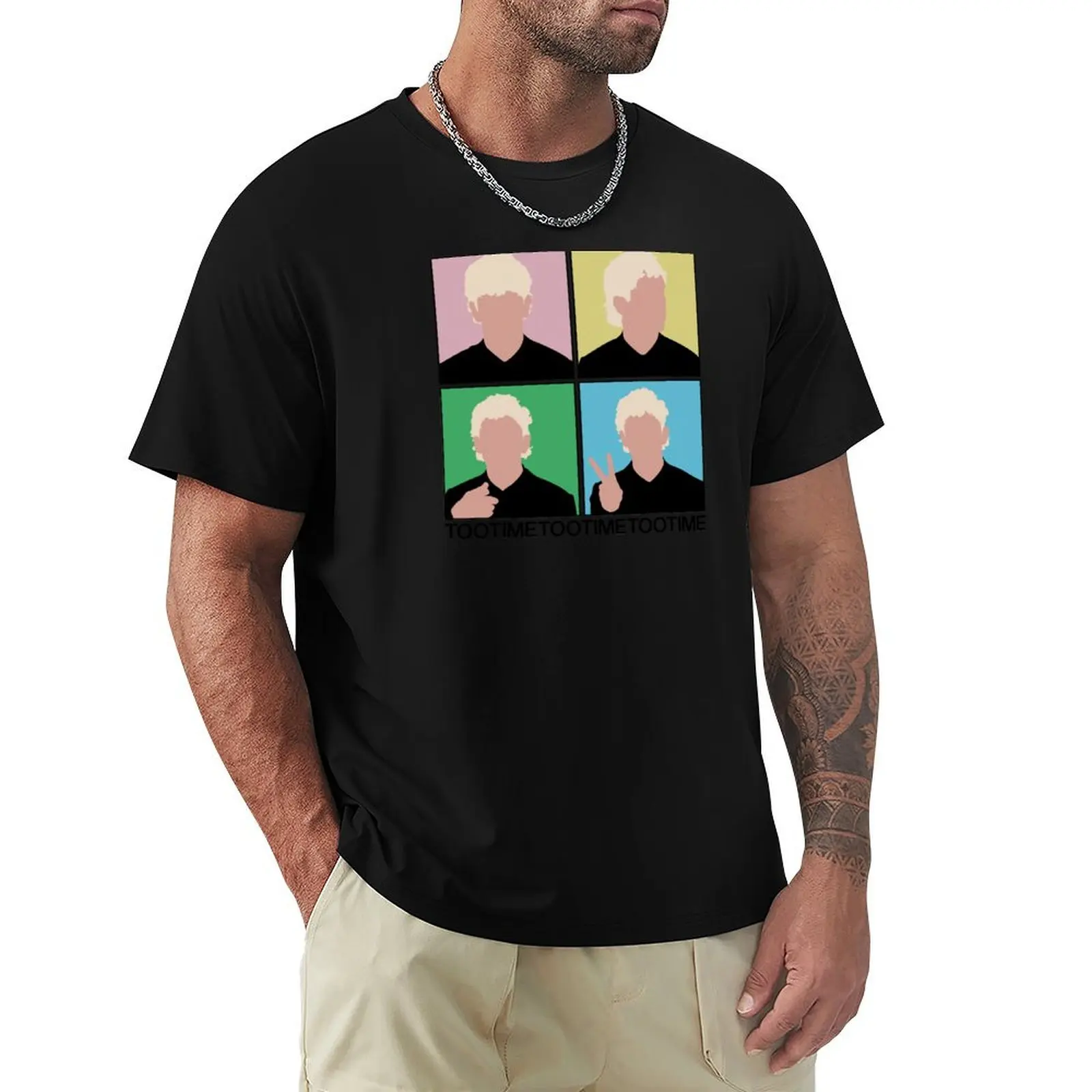 TOOTIME - The 1975 - Vector print T-Shirt Big and Tall Short Sleeve Tee