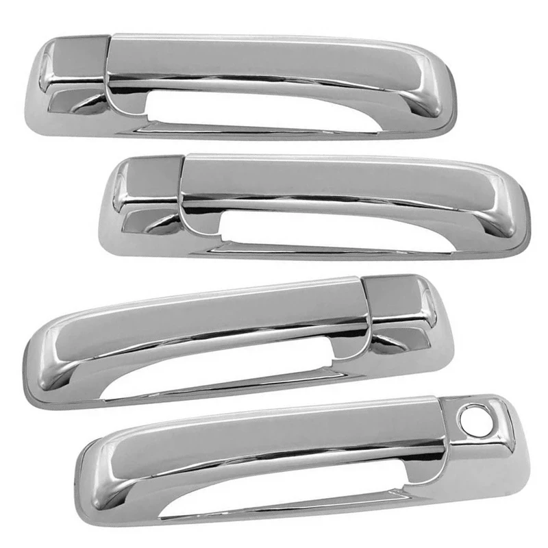 

1 Set Silver Plastic Door Handle Cover Trim Fit for Dodge Ram 1500 2500 3500 4500 5500 Jeep Commander Grand Cherokee New