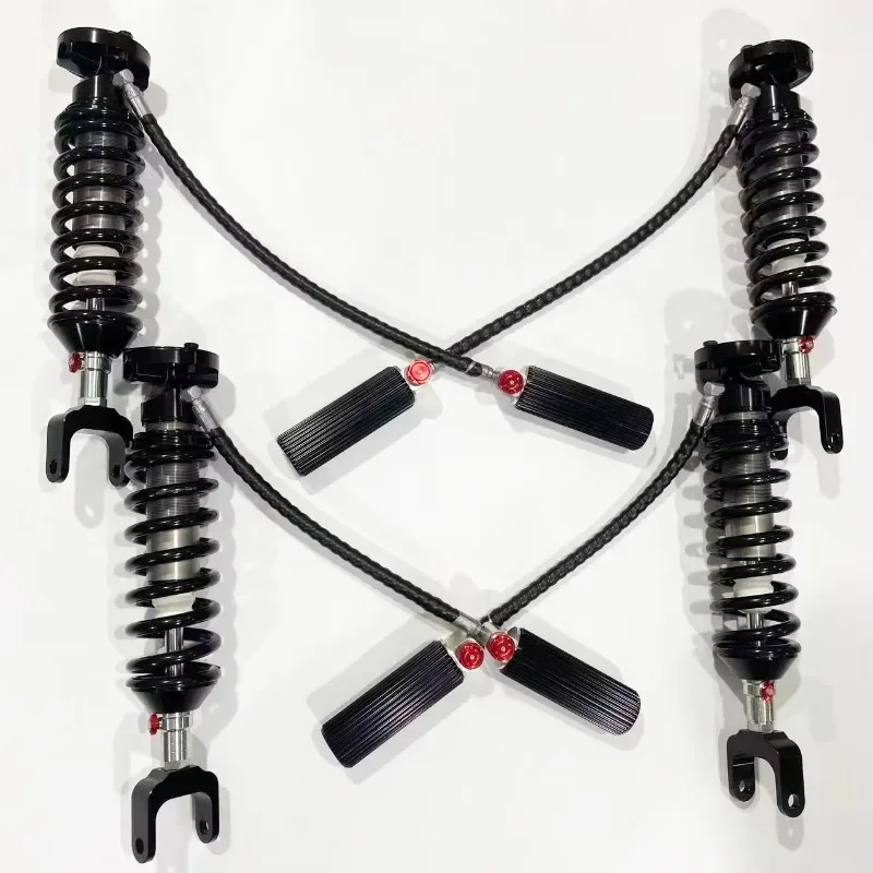 BJ40E Black 2.5-Inch Diameter Front/Rear High Quality Nitrogen-Charged Shock Absorbers with 2-Inch Lift