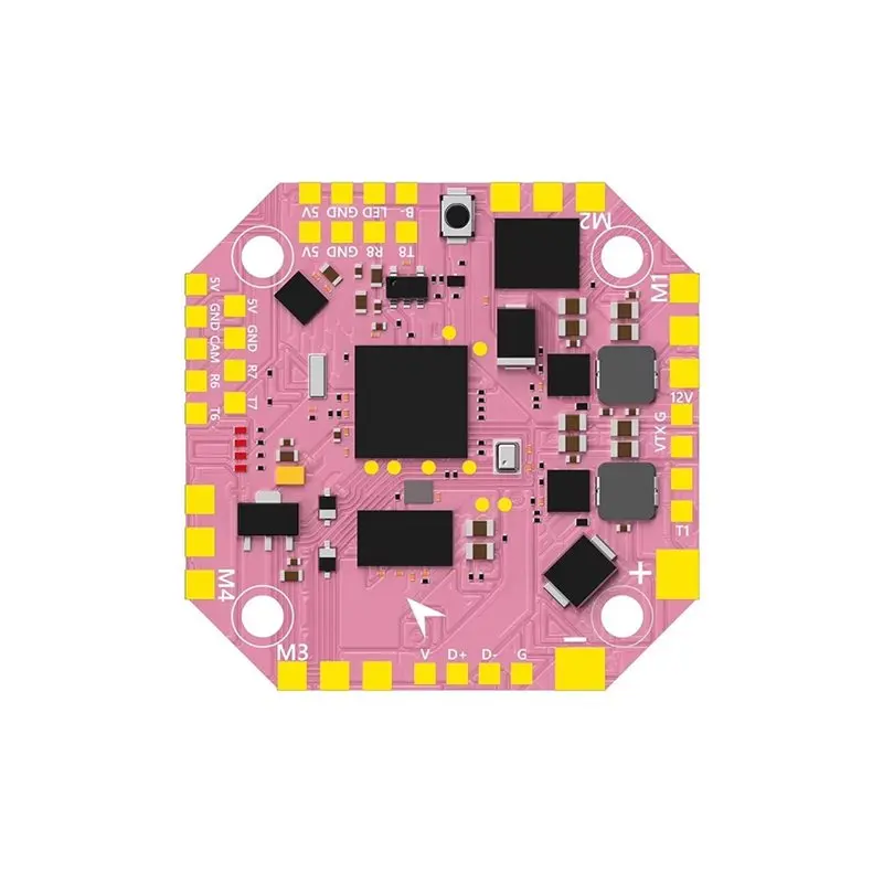 

Полетный контроллер AS95-For 2-3 Inch For 2-4S H743 AIO 25A 25X25mm STM32H743 для RC FPV дронов-фристайл