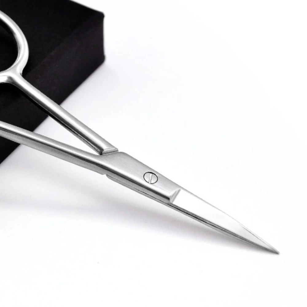 1Pcs Professional Small Makeup Eyebrows Grooming Scissors Cuticles For Face Nose Hair Beard Trimmer Men and Women Beauty Tool