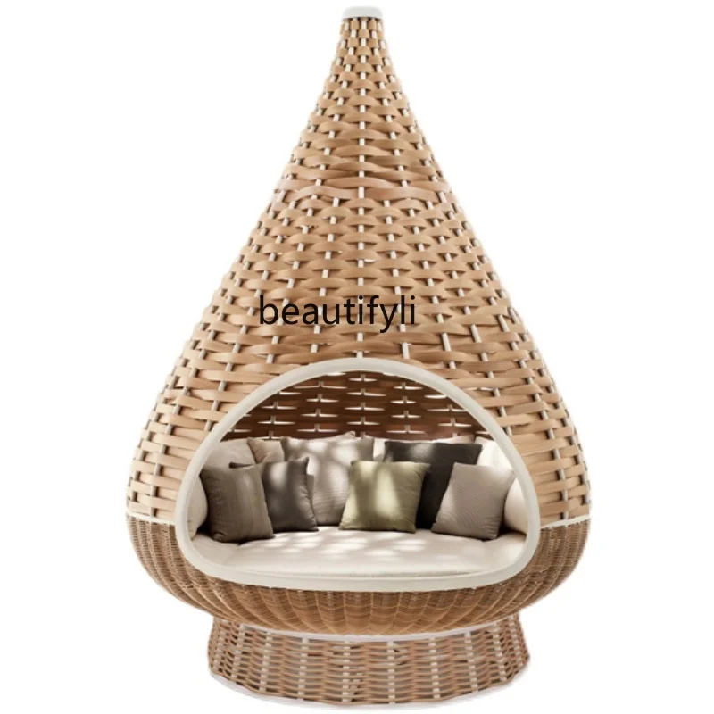 Bedroom Nordic Creative Outdoor Rattan Shaker Adult Rattan Aviary Hammock