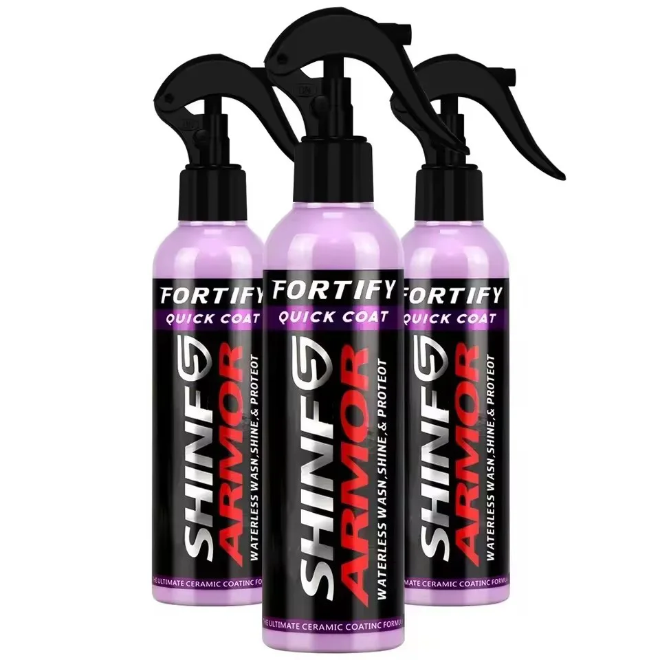 SHINE Fortify Quick Coat Keramikbeschichtung Autowachs-Politur-Spray Wasserlose Autowäsche & Wachs Hydrophobe Oberflächenpolitur