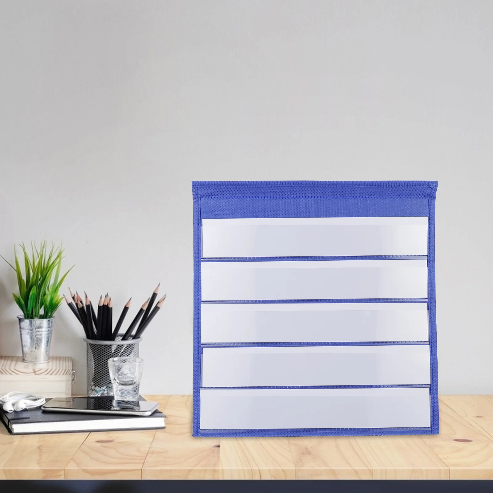 20pcs 30.5X33Cm Teaching Display Stand Desktop Pocket Chart For Sorting Classifying Sentences Equations Blank Desk Calendar