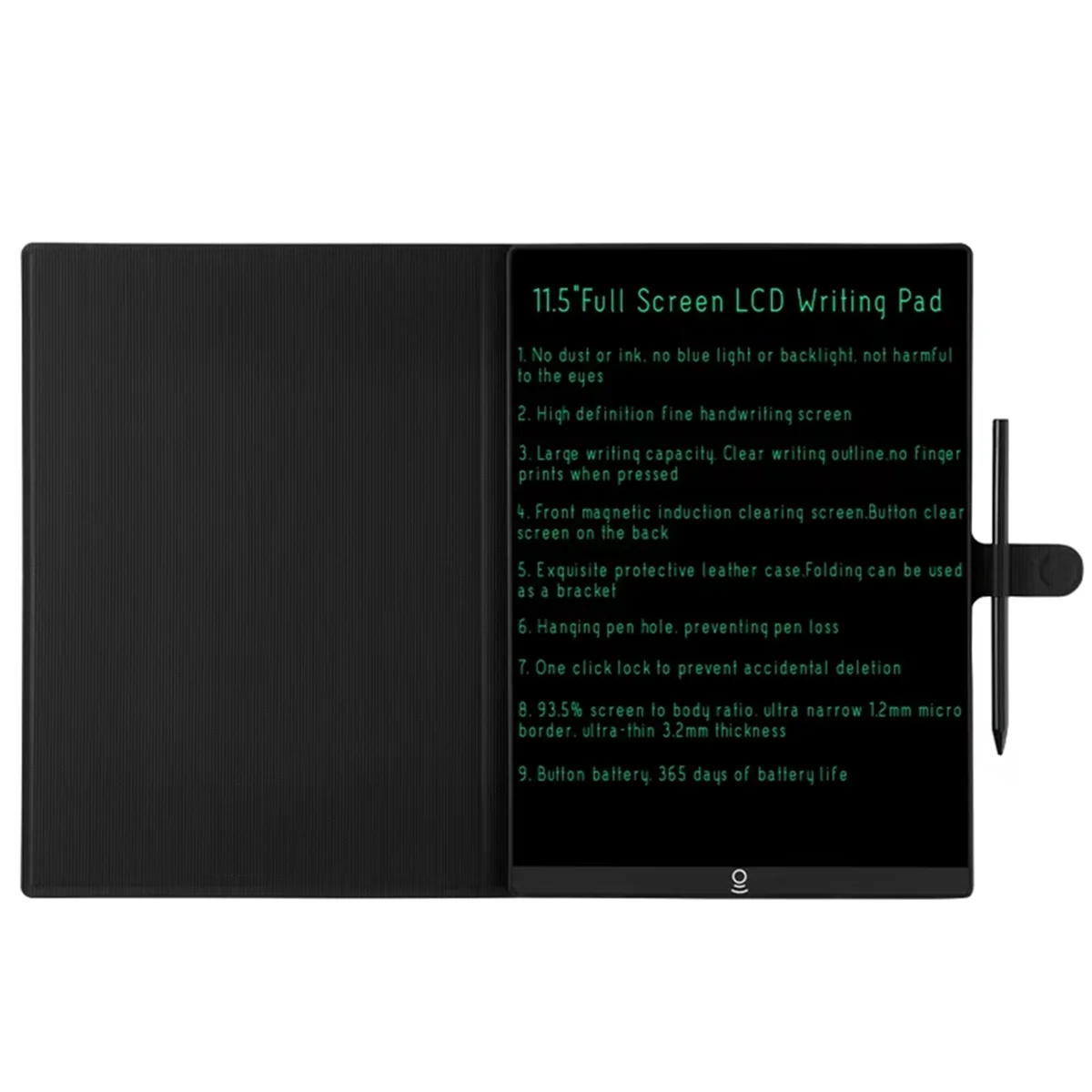 ABXHA 11.5 Inch LCD Drawing Board for Work Study Full Screen Superfine Handwriting Magnetic Clear Writing Tablet Pad with Case