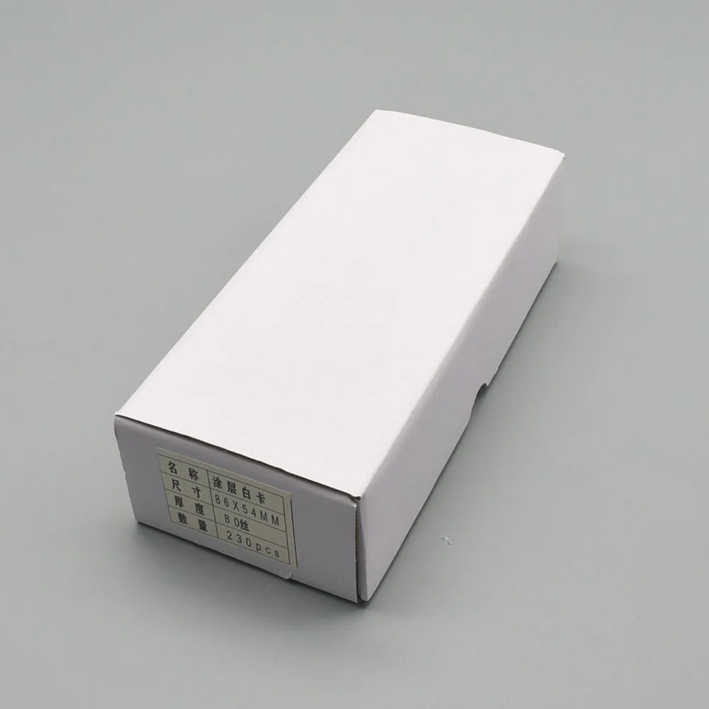 

230pcs White Blank inkjet printable PVC Card Waterproof plastic ID Card business card no chip for Epson for Canon Inkjet printer