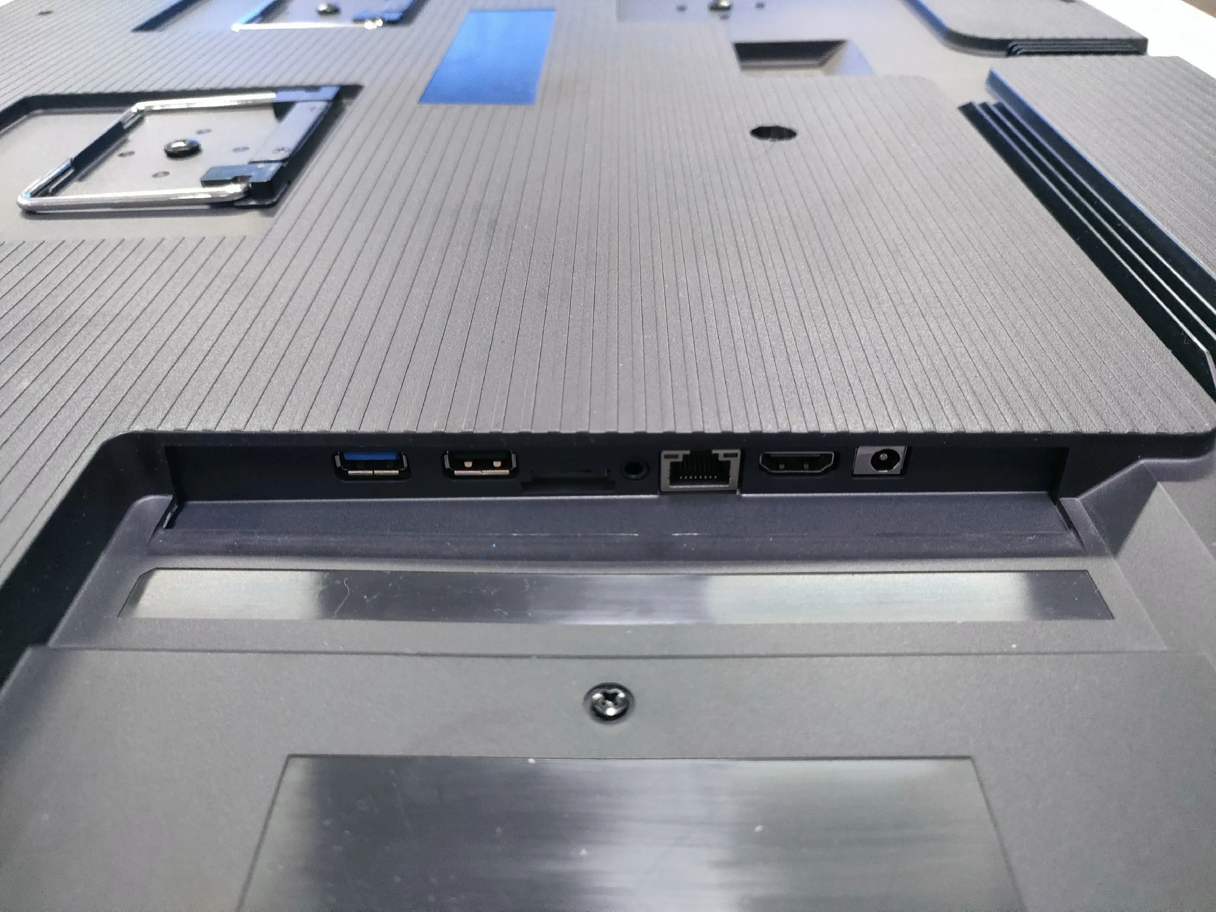 LCD Advertising Display 4k Digital Menu Board 43 55 Inch Frameless Wallpaper TV Flat Screen Frameless Digital Signage