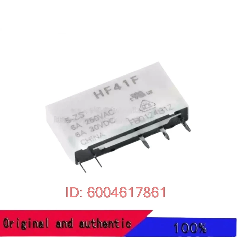 10PCS 100% New original HF41F 5-HS 12HS 24HS 4PIN 6A RELAY HF41F 5-HST 12-HST 24HST 4PIN HF41F 5-ZS 12-ZS 24-ZS 48-ZS 60-ZS 5PIN