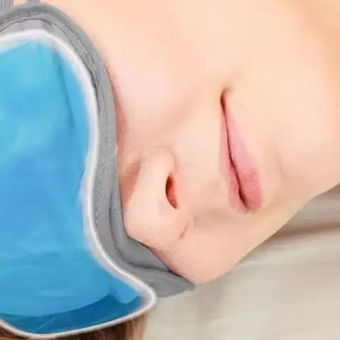 

Пакеты со льдом для отдыха ледяного тени для глаз Сумка-холодильник Спальная маска Чехол для льда Патч для глаз Холодная расслабляющая успокаивающая гелевая маска для глаз Здравоохранение