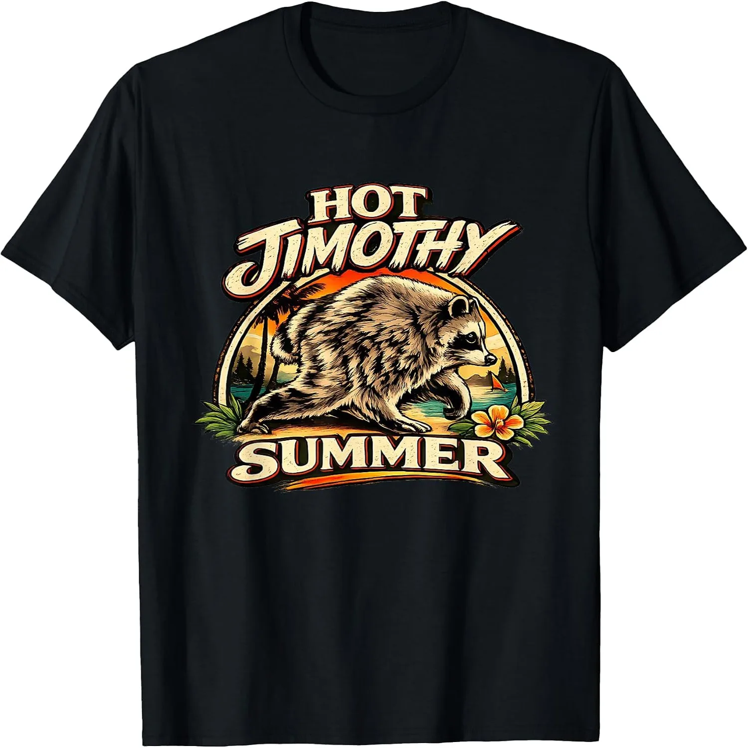 Jimothy Viral Raccoon Meme Vintage Funny Hot Jimothy Summer T-Shirt