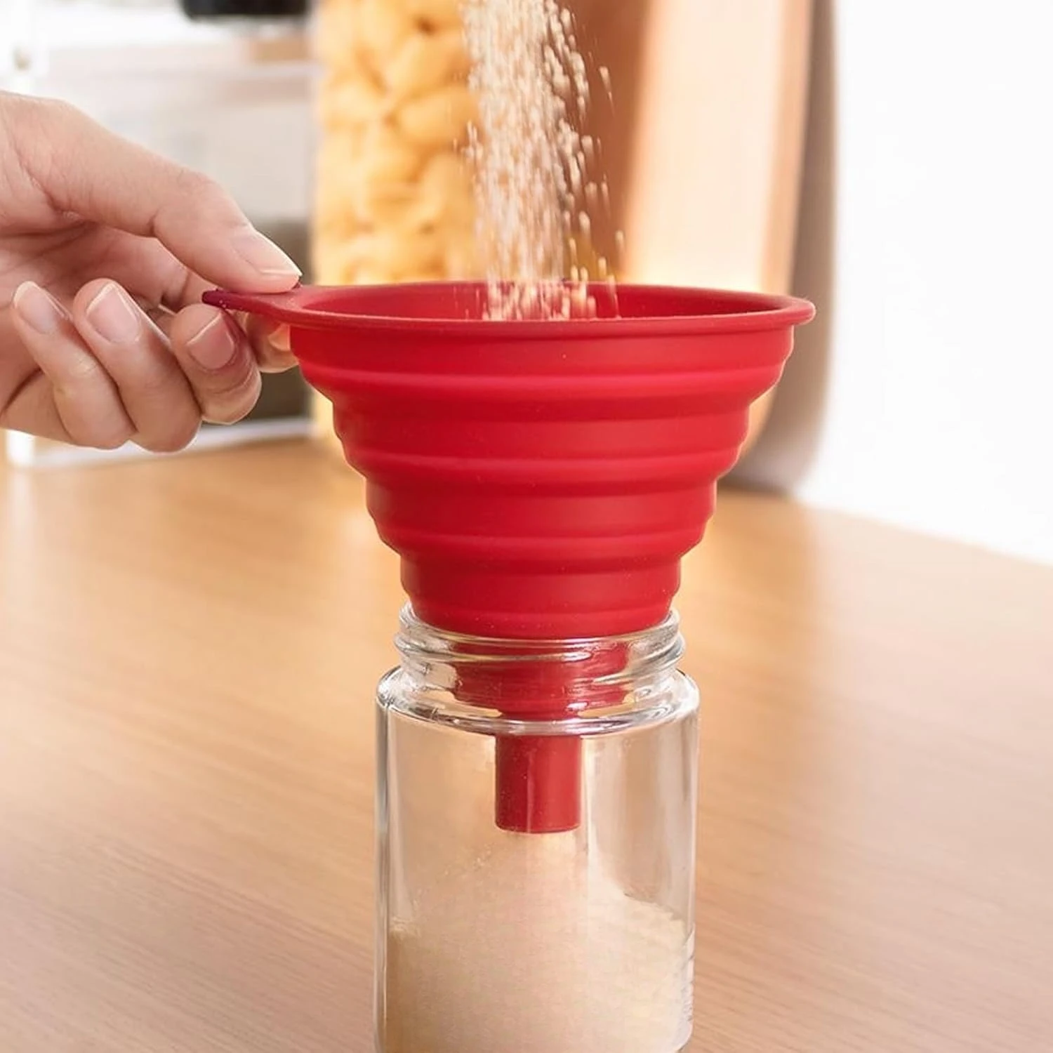 Foldable Silicone Funnel Set – - Water Bottle Collapsible 评论和价格