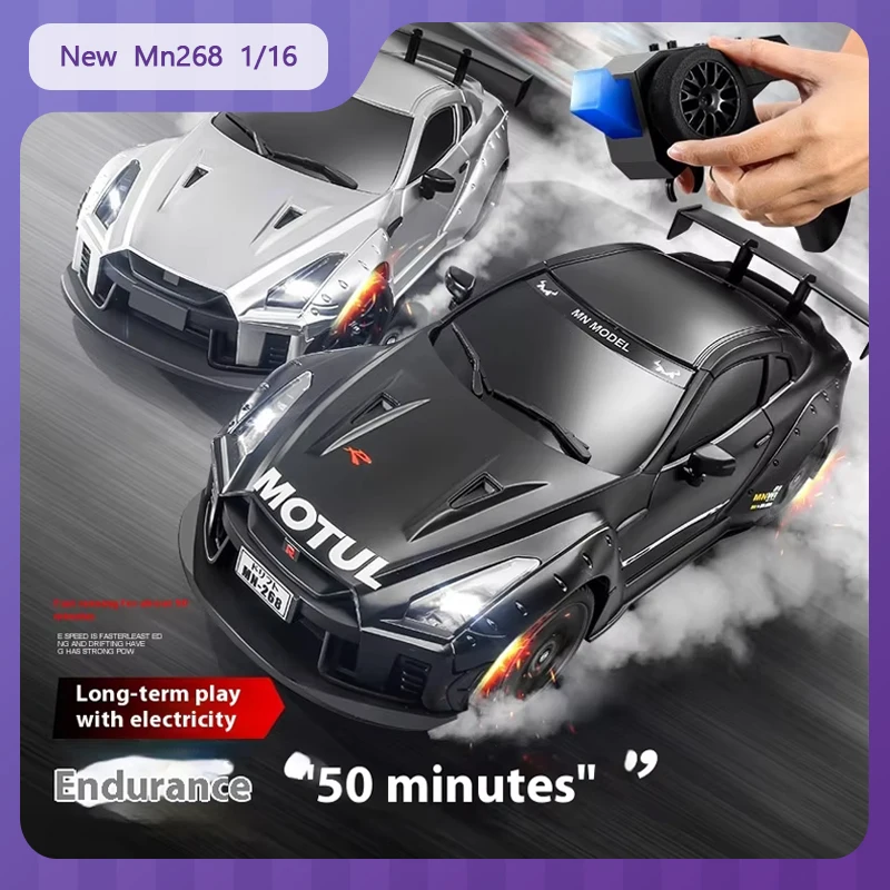 

New Mn268 1/16 2.4g Drift Rc Car Rtr 4wd Long Battery Life Remote Control Car 20km/H Racing Drift Master Racing Toy Boys Gift