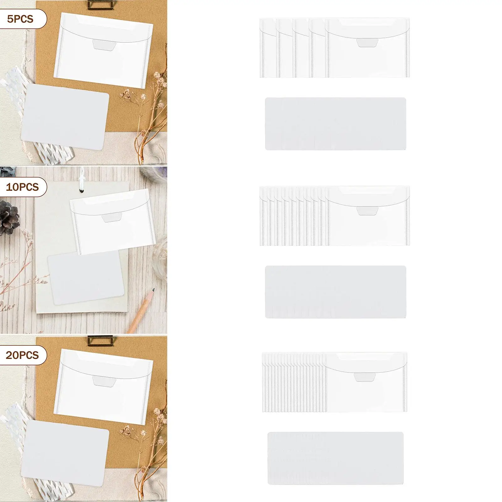 لوحات تخزين طوابع شفافة لتنظيم لوازم القصاصات والسمك والديكور والحرف الورقية DIY وصناعة البطاقات والستنسل #3