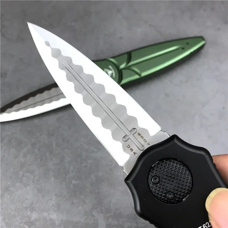 NEW Piranha Splitting Mechanism Opening Folding Pocket Knife D2 Blade Aluminum Alloy Handle Tactical Self Defense Knives EDC