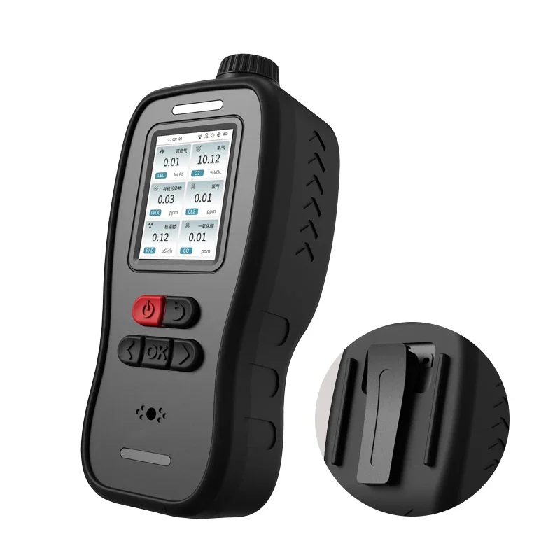 LSJ SEED-MG Multi-Functional Wireless Composite Gas Detector with Battery Power Customizable Support ODM