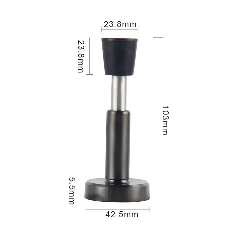 Hydraulic Buffer Door Stopper with Strong Magnet Sleek Stainless Steel Design Easy Installation Options Noise Reduction