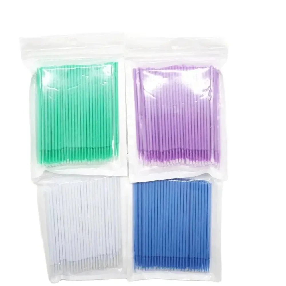 400Pcs Disposable Dental Micro Applicator Brushes Bendable Mini Brushes for Dental Application & Oral Care Dentistry Materials