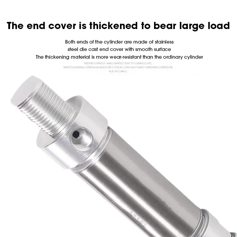 Anillo magnético de acero inoxidable serie MA16/20/25/32/40, carrera de 25-500mm, Mini cilindro de aire neumático pequeño de doble efecto