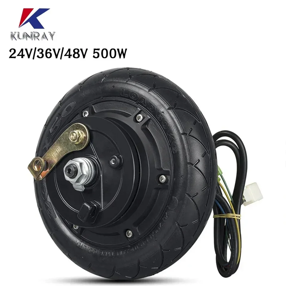 8 インチハブモータースクーター 24V 36V 48V 350 ワット 500 ワット