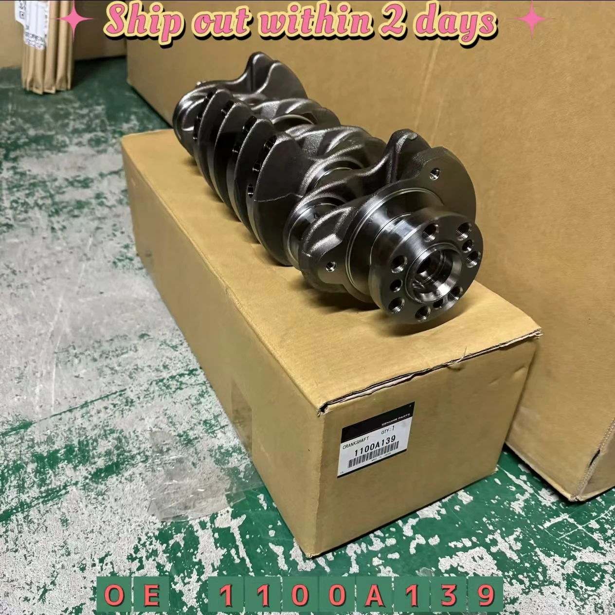 

1100A139 Crankshaft For Mitsubishi EVO 10 LANCER 4B11T
