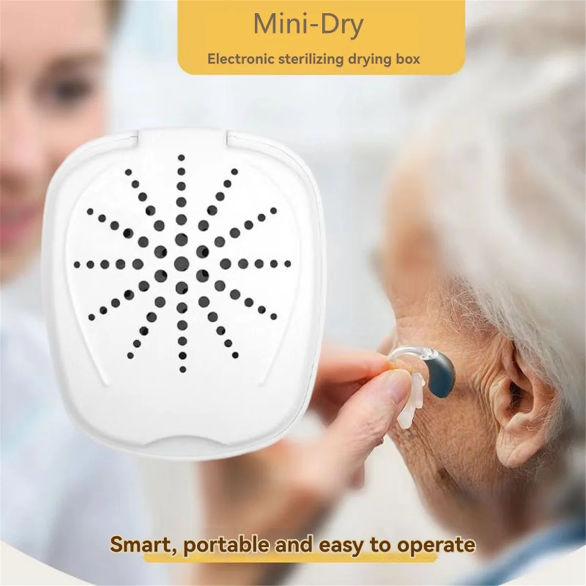NEW Dedicated Electronic Dryer for Hearing Aid Accessories Used for Drying, Dehumidifying, and Maintaining Hearing Aids