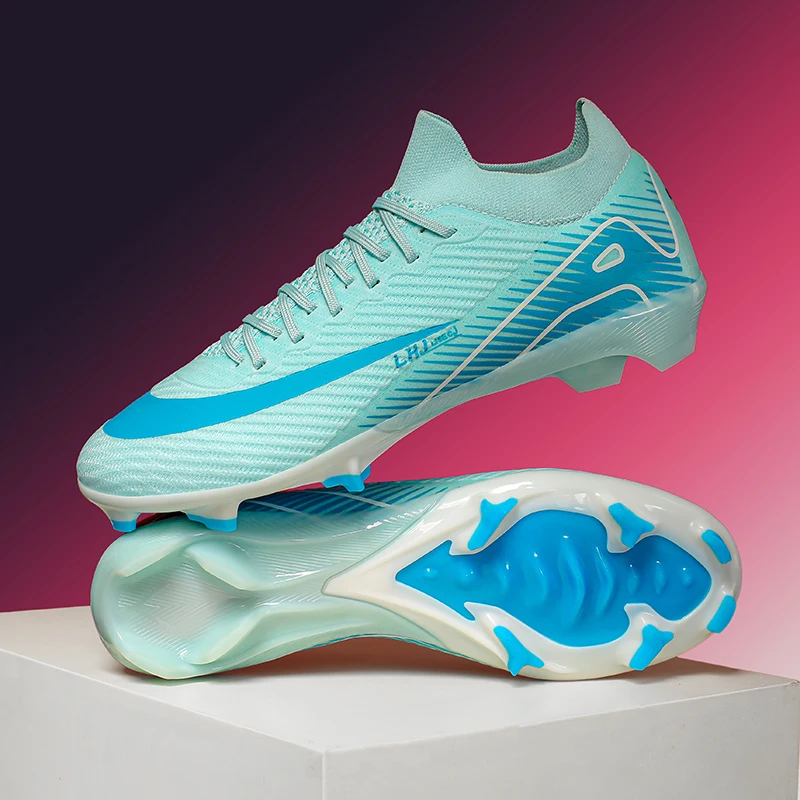 

Новые мужские футбольные бутсы для тренировок FG, высококачественные кроссовки, нескользящие футбольные кроссовки оптом, дропшиппинг, унисекс, для взрослых