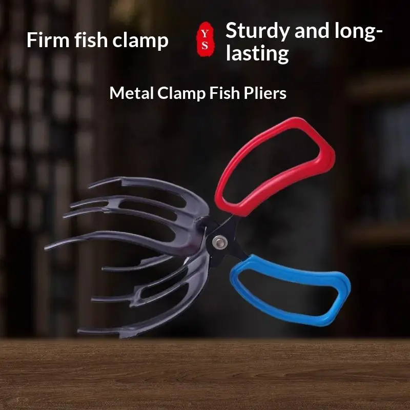 

Grip Tight Metal Control Clamp, Fish Catch Pliers Tackle Forceps Tool