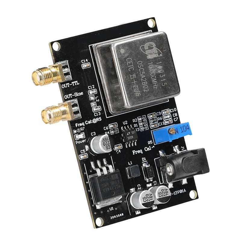 10MHz OCXO Frequency Reference Module Black Frequency Meter Low Phase Noise for Sound Decoder Frequency Meter