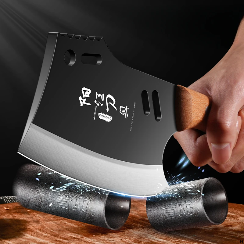 BAKULI Chopping knife, kitchen specific tool, sharp and high hardness bone chopping knife