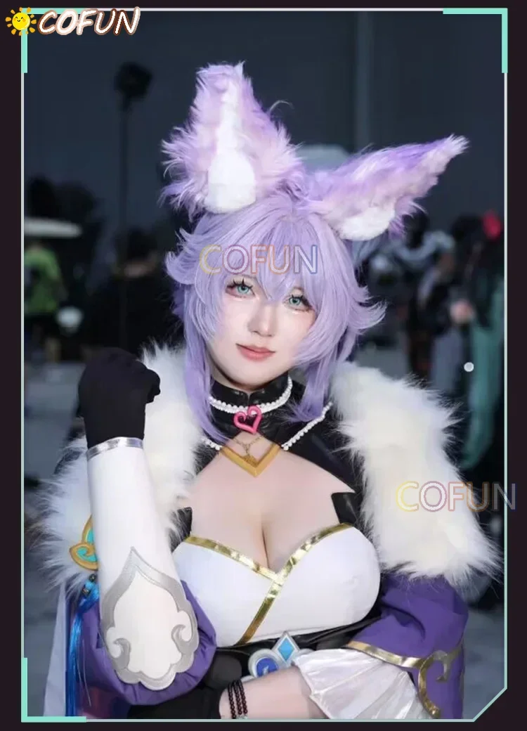 COFUN Honkai: Star Rail Baiheng Cosplay Costume Women Cos Game Anime Party Uniform Hallowen Play Role Clothes Clothing Dress