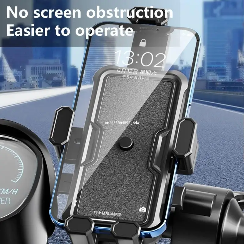 Phone Holder for Scooter Bike Motorcycle Handlebar/Rearview Mirror Mounted Shockproof Stand Holder Cellphone Cradles Dropship