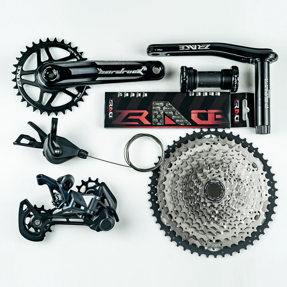 SLX M7100, SL-M7100-R + RD-M7100-SGS + ZRACE HARDROCK Crankset + ZRACE Cassette + ZRACE Chain - 1x12s  5kit Groupset