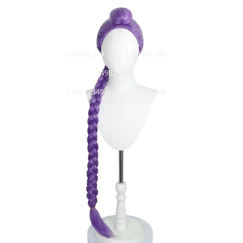 Kpop 악마 사냥꾼 코스프레 가발 Huntrix Mira Zoey Rumi 드레스 업 소품 어린이 롤 플레잉 가발 할로윈 무대 의상 액세서리