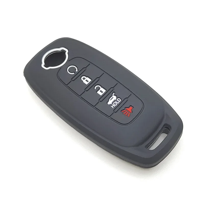 Remote Control Silicone Rubber Car Key Cover Case Shell for Nissan 2022 eighth-generation Teana car 5 Button Car Key Protector