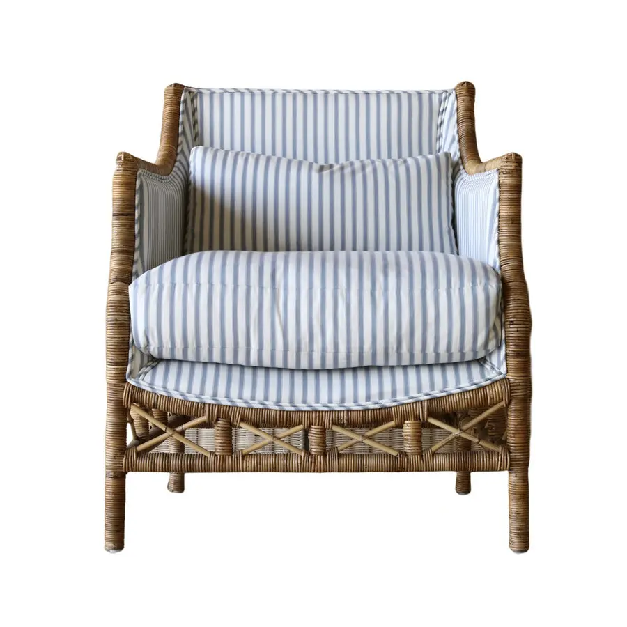 #Indoor Natural Rattan Chair Hotel Home Furniture Set Woven Leisure Lounge Armchair Modern Wicker Back Accent Chair forApartment