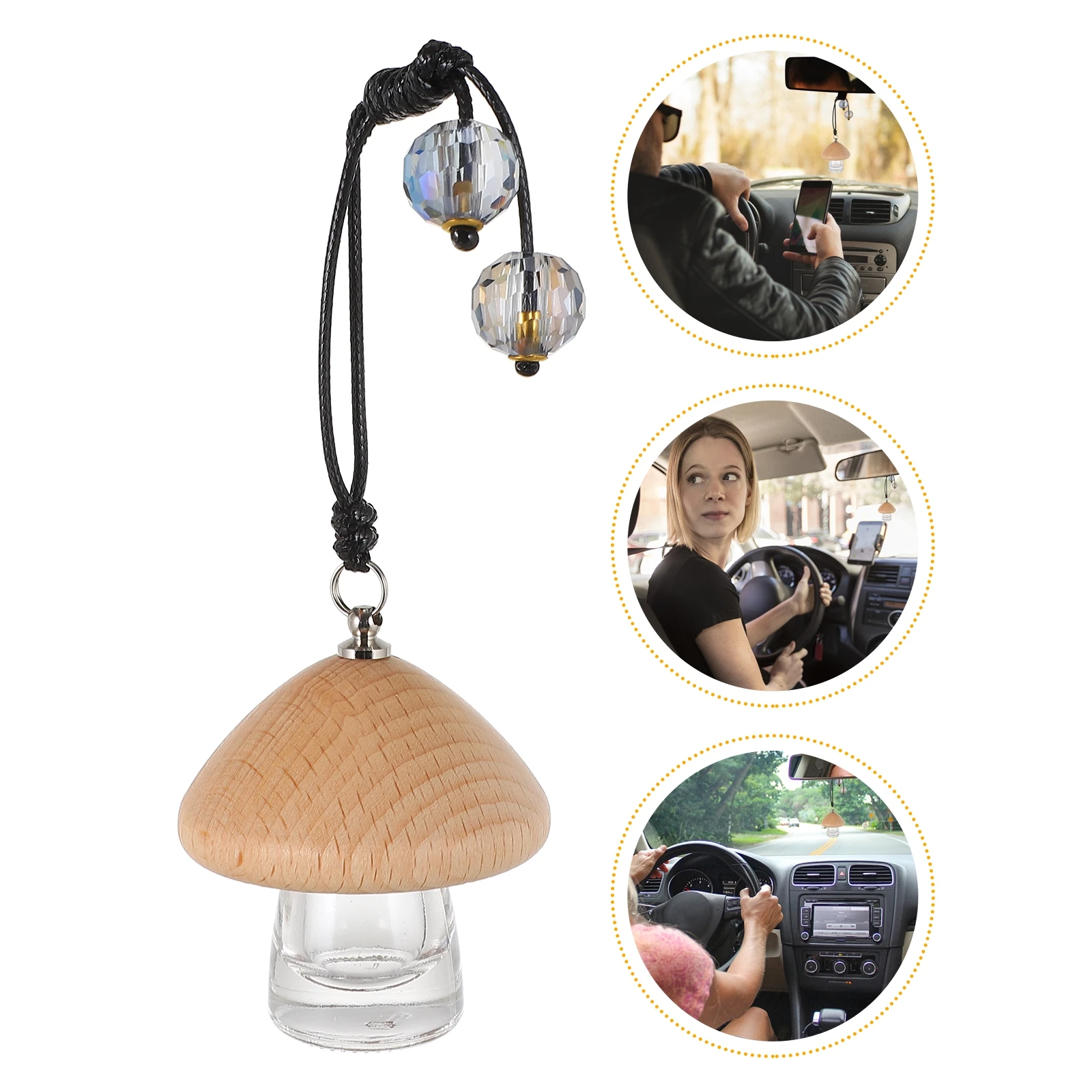 

Mini Size 5Ml Empty Perfume Bottle Refillable Aromatherapy Bottle Hanging Car Air Freshener For Office Bedroom Toilet Wardrobe