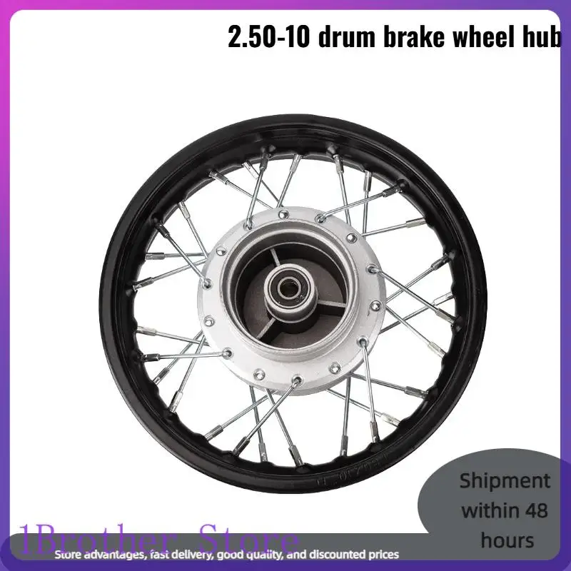 

Two wheeled off-road motorcycle vehicle wheel hub iron ring 2.50-10 inch front wheel rear wheel steel ring