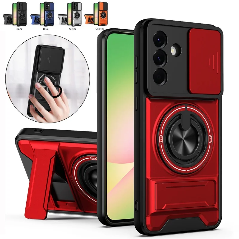 

Armor Rugged Magnetic Case for Samsung Galaxy A37 A17 A07 A56 A36 A16 A55 A35 A15 A54 A34 A14 Camera Lens Rotatable Ring Cover