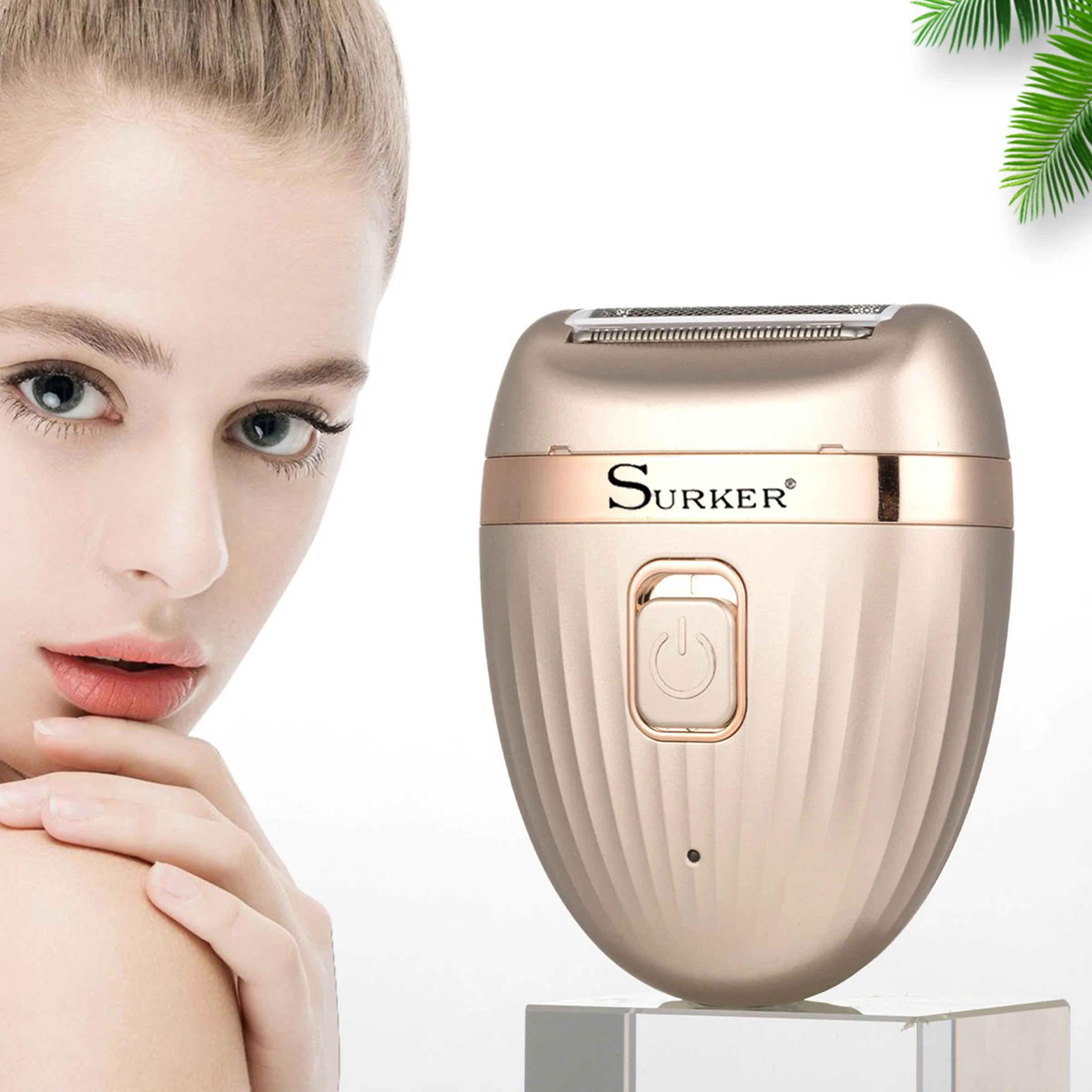 Women Trimmer Shaver Razor with Pop-Up Dual Trimmer for Armpit Legs Hair and Arms Hair Bikini Area,Shaver for All Skin Hair