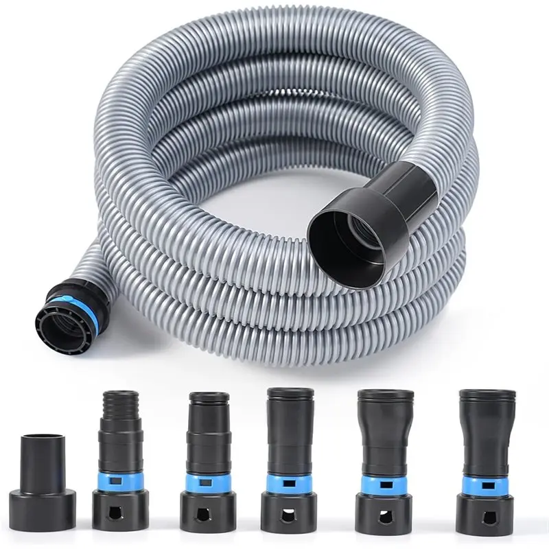 

WCS-For Home& Shop 20FT Hose Power Tool Kit, 2-1/2" Dust Collector Connection, Vacuum System, Table Saw, Sander Compatible