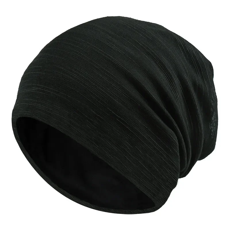 Unisex Spring and Autumn Men Women Cotton Hat Thin Headscarf Outdoor Running Hiking Cap Cycling Cap Sun Protector Hat