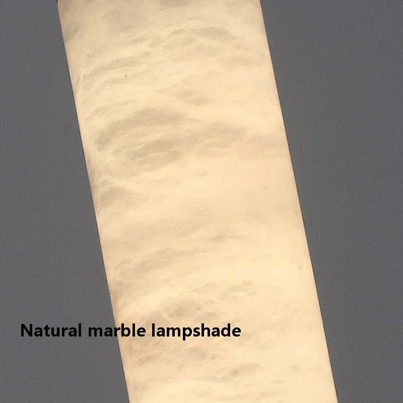 Luxury Marble Bedside Pendant Light Minimalist Gold Metal LED Chandelier Kitchen Island Bar Counter Indoor Decor Lights Fixture