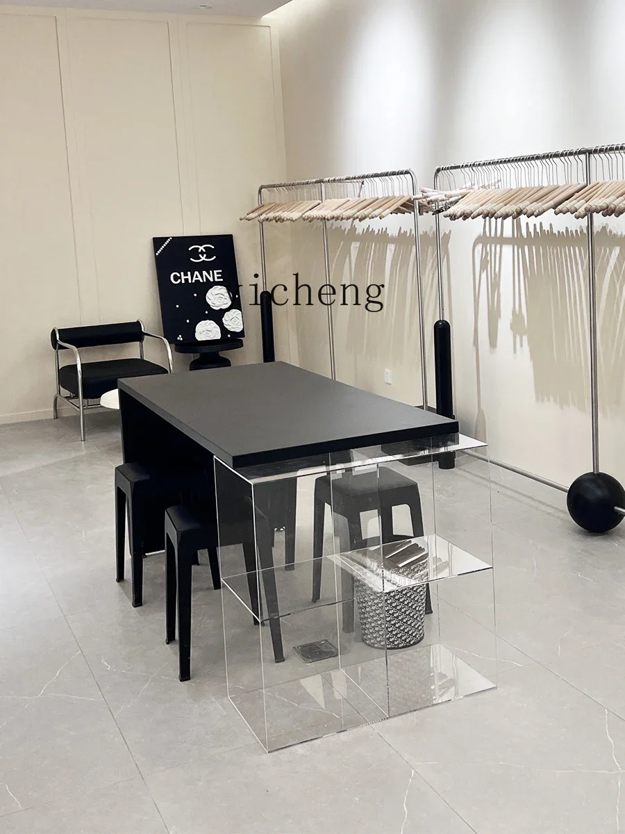 LYY Zhongdao Women's Clothing Store Mall Exhibition Hall Dedicated High and Low Display Sub-Table Display Stand Middle Display