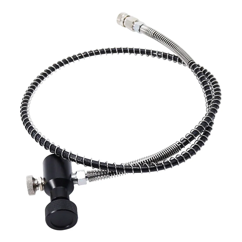A15F-PCP Fill Station Adapter With 37Inch Hose Line For High Pressure AIR Or CO2
